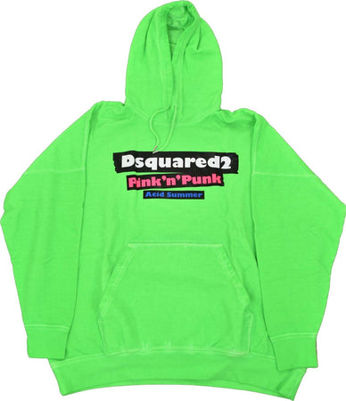 Dsquared-2-Felpa-Oversized-Verde-Uomo-Cotone-Logo-Mod.-S74GU0291-S25030-910-da-uomo