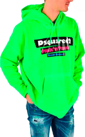 Dsquared-2-Felpa-Oversized-Verde-Uomo-Cotone-Logo-Mod.-S74GU0291-S25030-910-da-uomo