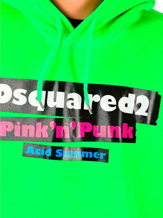 Dsquared-2-Felpa-Oversized-Verde-Uomo-Cotone-Logo-Mod.-S74GU0291-S25030-910-da-uomo