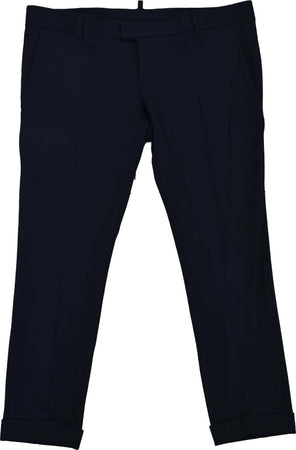Dsquared-2-Pantalone-Nero-Donna-Lana-Bottoni-Mod.S75KA0414S36258090-da-donna
