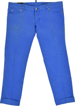 Dsquared-2-Pat-Jean-Blu-Donna-Cotone-Bottoni-Mod.S75LA0417S39781083-da-donna
