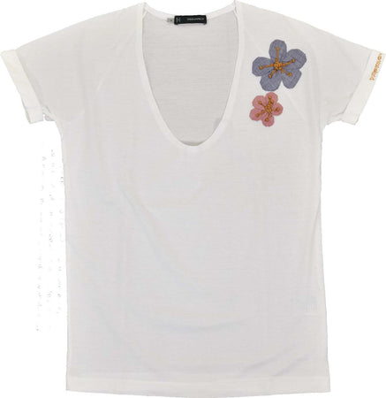 Dsquared-2-T-Shirt-Bianca-Donna-Cotone-Logo-Mod.S75GC0508S20161090-da-donna