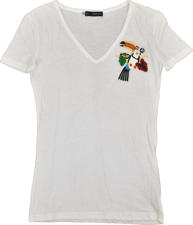 Dsquared-2-T-Shirt-Bianca-Donna-Cotone-Logo-Mod.S75GC0586S21441010-da-donna