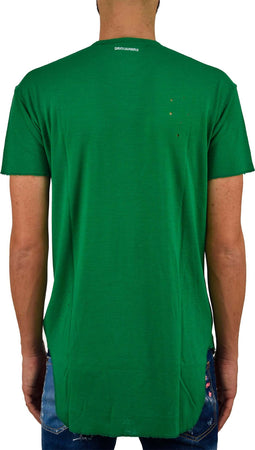Dsquared-2-T-Shirt-Verde-Uomo-Stampa-Grafica-Mod.S71GD0593S22620639-da-uomo
