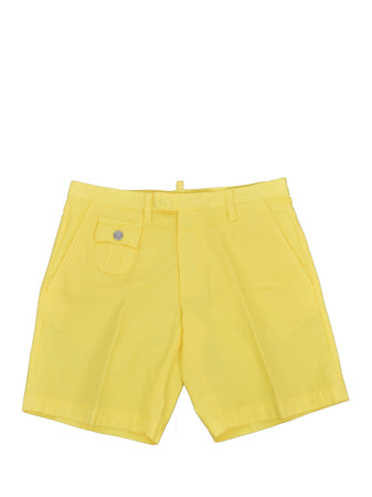 Dsquared 2 Bermuda Giallo Uomo Cotone Mod.S71MU0290S35797015 da uomo