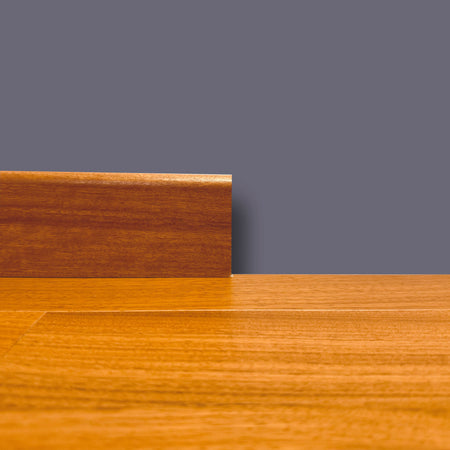 BATTISCOPA BC in legno MASSELLO impiallacciato VERO LEGNO DI DOUSSIE' 70x10 verniciato opaco poro aperto - Eternal Parquet