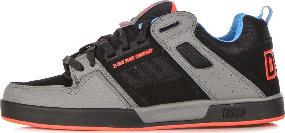 DVS-Scarpe-Skate-Uomo-Comanche-2.0+-Charcoal/black/fiery-Red/blue/nubuck-da-uomo