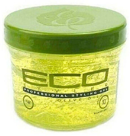 Eco Professional Styling Gel Olive Oil 355ml Gel Professionale per Styling Dei Capelli All'olio D'oliva