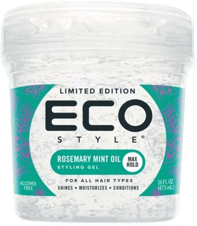 ECOSTYLER STYLING GEL ROSEMARY MINT OIL 16 oz MAXI HOLD PER CAPELLI PAESE DI ORIGINE USA