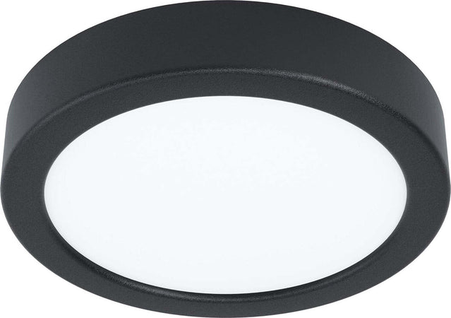 EGLO---PLAFONIERA-FUEVA-5-A-LED-IN-METALLO-NERO-12W-WARM-WHITE-160-MM