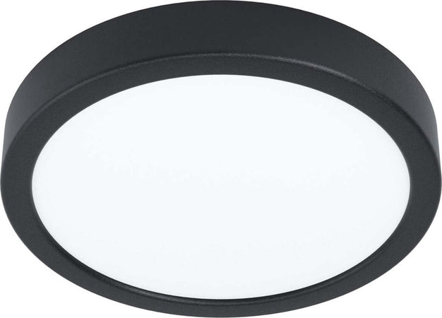 EGLO---PLAFONIERA-FUEVA-5-LED-IN-METALLO-NERO-17W-WARM-WHITE-210-MM
