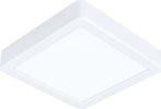 EGLO---PLAFONIERA-FUEVA-5-QUADRATA-A-LED-IN-METALLO-BIANCO-12W-WARM-WHITE-160-MM