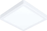 EGLO---PLAFONIERA-FUEVA-QUADRATA-5-LED-INMETALLO-BIANCO-17W-WARM-WHITE-210-MM