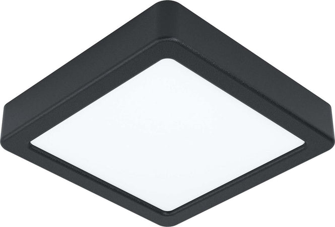 EGLO---PLAFONIERA-FUEVA-QUADRATA-5-LED-INMETALLO-NERO-12W-WARM-WHITE-160-MM