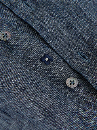 Lardini Camicia Effetto Denim da uomo