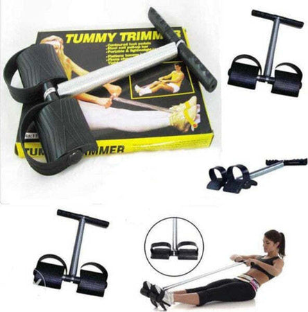 Elastico-Con-Pedali-Tummy-Trimmer-Allenamento-Muscoli-Addominali-Gambe-Braccia