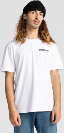 Element Blazing Chest T-shirt Uomo Bianca Girocollo Maglia Mezze Maniche Regular Fit 100% cotone biologico Moda/Uomo/Abbigliamento/T-shirt polo e camicie/T-shirt Snotshop - Roma, Commerciovirtuoso.it