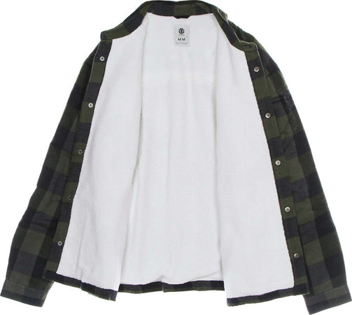 ELEMENT-Camicia-Imbottita-Uomo-Mappleville-Buffalo-Forest-Night-da-uomo