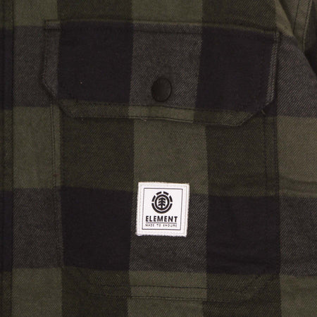 ELEMENT-Camicia-Imbottita-Uomo-Mappleville-Buffalo-Forest-Night-da-uomo