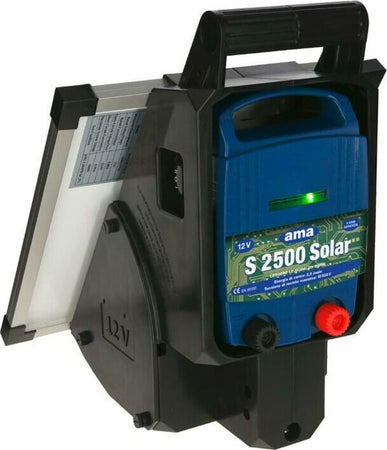 Elettrificatore Ama Solar2500 a batteria con pannello solare 15W