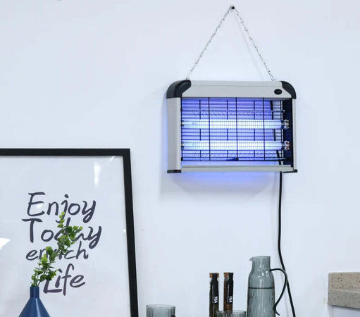 Elettroinsetticida-da-Esterno-e-Interno-con-Lampada-Antizanzare-UV-per-60m²,-Zanzariera-Elettrica-20W,Nero-e-argento-XK7849-011SRXK7