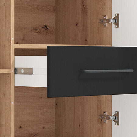 ELLIE---madia-due-ante-quattro-cassetti-moderna-cm-89,5-x-40-x-141,5-h-Antracite-Milani-Home