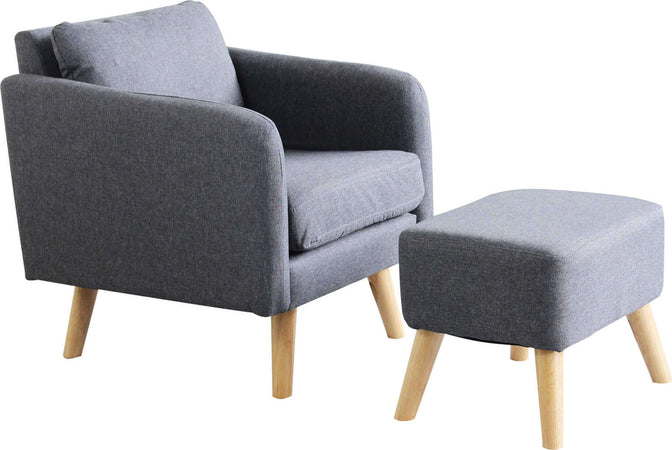 ELOY---poltrona-con-poggiapiedi-Grigio-chiaro-Milani-Home