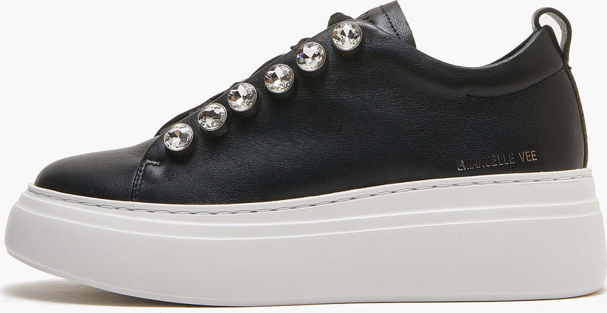 Emanuelle-Vee-sneakers-donna-in-pelle-black-BICE-701-10