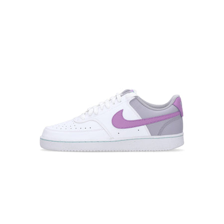 Nike Scarpa Bassa Donna W Court Vision Low Next Nature White/rush Fuchsia/pewter/emerald Rise da donna