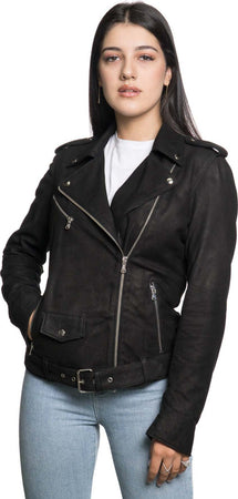 Emma---Chiodo-Donna-Nero-Effetto-Antichizzato-in-vera-pelle