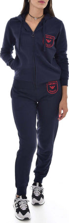 Emporio Armani Tuta Donna Blu Tinta Unita Tuta Da Ginnastica Comfort Con Felpa Zip E Cappuccio E Pantalone Lungo Moda/Donna/Abbigliamento/Abbigliamento sportivo/Completi sportivi/Tute da ginnastica Euforia - Bronte, Commerciovirtuoso.it