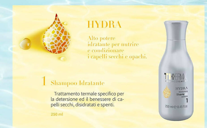 Emsibeth Thermal Hydra Shampoo 250 Ml, Per Idratare E Condizionare I Capelli Secchi E Opachi Rendendoli Brillanti E Districabili. Bellezza/Cura dei capelli/Prodotti per la cura dei capelli/Shampoo e balsamo Me.Dis. - Peschiera Borromeo, Commerciovirtuoso.it