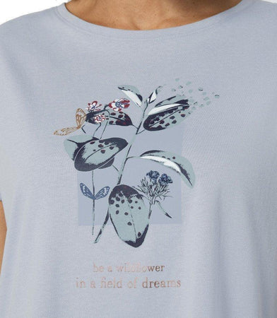 Triumph Camicia da Notte Estiva Maniche Corte da Donna Nightdresses 10207555 NDK 10 X S24 - Passarelli Biancheria