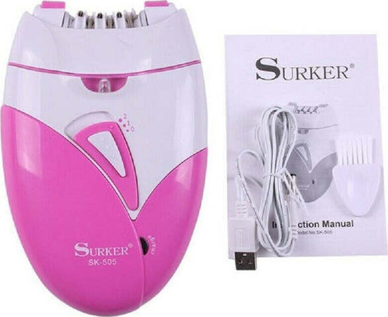 Epilatore-Depilatore-Rasoio-Elettrico-Donna-Ricaricabile-Usb-Sk-505