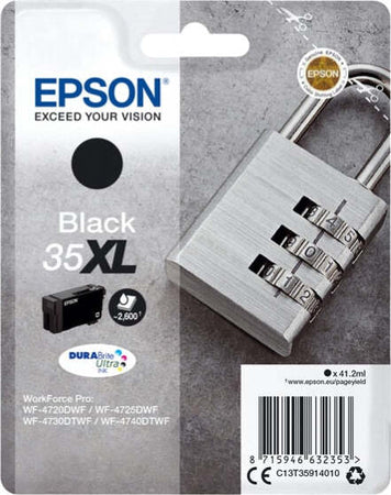 Epson - Cartuccia ink - 35XL - Nero - C13T35914010 - 41 2ml Elettronica/Informatica/Stampanti e accessori/Accessori per stampanti a inchiostro e laser/Cartucce d'inchiostro Eurocartuccia - Pavullo, Commerciovirtuoso.it