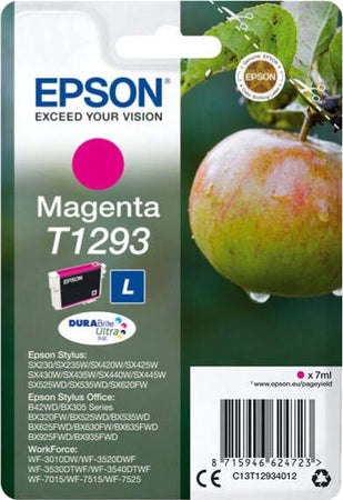 Epson - Cartuccia ink - Magenta - T1293 - C13T12934012 - 7ml Elettronica/Informatica/Stampanti e accessori/Accessori per stampanti a inchiostro e laser/Cartucce d'inchiostro Eurocartuccia - Pavullo, Commerciovirtuoso.it