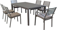 EQUITATUS---set-tavolo-in-alluminio-cm-180/240x100x75-h-con-6-sedute-Taupe-Milani-Home