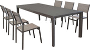 EQUITATUS---set-tavolo-in-alluminio-cm-180/240x100x75-h-con-6-sedute-Taupe-Milani-Home