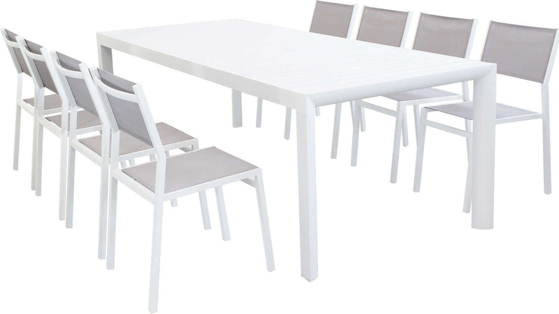 EQUITATUS---set-tavolo-in-alluminio-cm-180/240x100x75-h-con-8-sedute-Bianco-Milani-Home