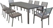 EQUITATUS---set-tavolo-in-alluminio-cm-180/240x100x75-h-con-8-sedute-Taupe-Milani-Home