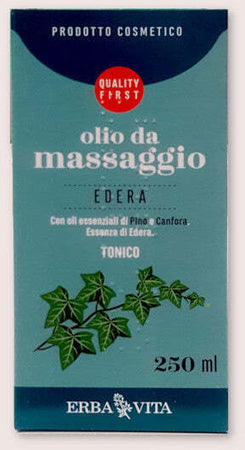 Erba Vita Olio da massaggio Edera - Tonico