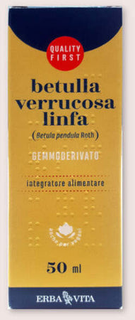 Erbavita- Betulla Verrucosa Linfa Azione Diuretica E Depurativa 50 Ml