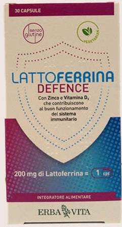 Erbavita- Lattoferrina Defence Integratore Alimentare 30 Capsule