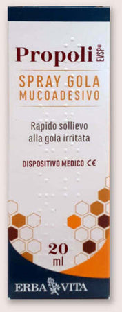 Erbavita- Propoli Evsp Spray Gola Mucoadesivo 20 Ml