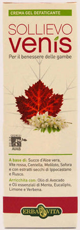 Erbavita- Sollievo Venis Gel Defaticante Corpo 100 Ml