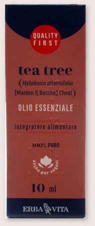 Erbavita- Tea Tree - Olio Essenziale per Contrastare La Proliferazione Batterica E Fungina 10 Ml