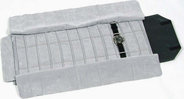 Espositore Borsa Rotolo Con Elastici Porta Orologi Bracciali Multiuso Casa e cucina/Organizzazione interni/Cofanetti e scatole portagioie/Cofanetti Trade Shop italia - Napoli, Commerciovirtuoso.it