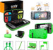 Borsa Trasporto Essential Pack per Nintendo Switch Case 2 Vetri Protettivi Grip Case Porta Cavo USB  Cartucce Cuffie Penna Colore VERDE