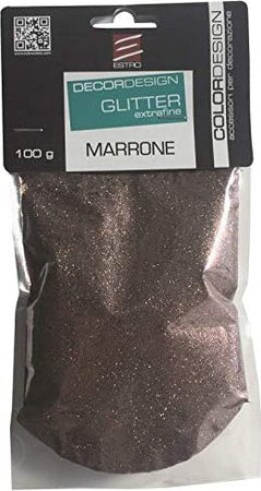 ESTRO--GLITTER-IN-POLVERE-EXTRAFINE-MARRONE-100-Gr
