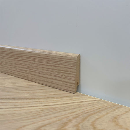 €1,69 - BATTISCOPA ZOCCOLINO in FIBRA DI LEGNO 60x15 Vari decori, Parquet, Laminati, SPC, LVT Eternal Parquet